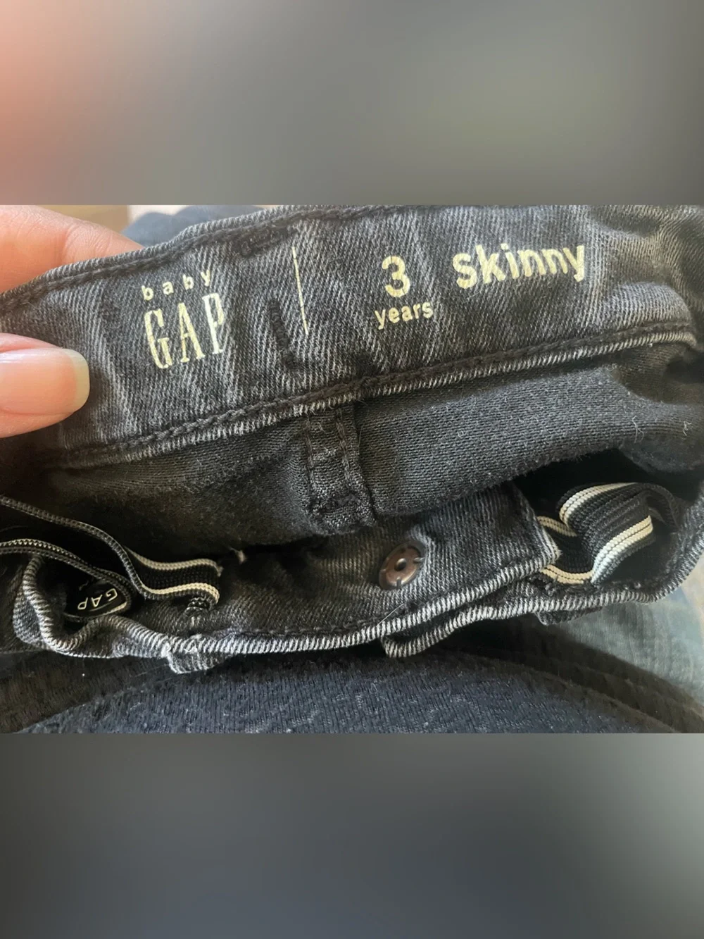 GAP kid’s Skinny Black Jeans
